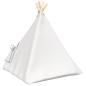 Preview: Haustier-Tipi mit Kissen Weiß 60 x 60 x 70 cm Polyester