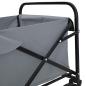 Preview: Klapp-Handwagen Grau 94 x 53 x 99 cm Oxford-Stoff