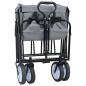 Preview: Klapp-Handwagen Grau 94 x 53 x 99 cm Oxford-Stoff