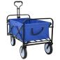 Preview: ARDEBO.de - Klapp-Handwagen Blau 94 x 53 x 99 cm Oxford-Stoff