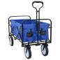 Preview: Klapp-Handwagen Blau 94 x 53 x 99 cm Oxford-Stoff