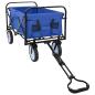 Preview: Klapp-Handwagen Blau 94 x 53 x 99 cm Oxford-Stoff