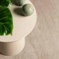 Preview: Mittlerer Flor weicher und waschbarer Teppich HUARTE Sand