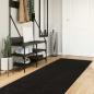 Preview: ARDEBO.de - Mittlerer Flor weicher und waschbarer Teppich HUARTE Schwarz
