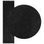 Preview: Mittlerer Flor weicher und waschbarer Teppich HUARTE Schwarz