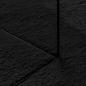Preview: Mittlerer Flor weicher und waschbarer Teppich HUARTE Schwarz