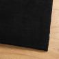 Preview: Mittlerer Flor weicher und waschbarer Teppich HUARTE Schwarz