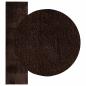 Preview: Mittlerer Flor weicher und waschbarer Teppich HUARTE Braun