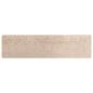 Preview: Teppichläufer MARSA Beige 80 x 400 cm Polyester und PVC