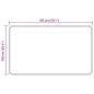 Preview: Teppichläufer MARSA Beige 100 x 150 cm Polyester und PVC