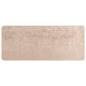 Preview: Teppichläufer MARSA Beige 100 x 200 cm Polyester und PVC