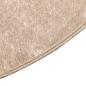 Preview: Teppichl?ufer MARSA Beige 120 x 120 cm Polyester und PVC