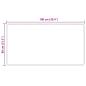 Preview: Teppichläufer MARSA Mehrfarbig 80 x 100 cm Polyester und PVC