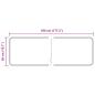 Preview: Teppichläufer MARSA Schwarz 50 x 450 cm Polyester und PVC