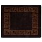 Preview: Teppichläufer MARSA Schwarz 80 x 100 cm Polyester und PVC