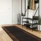 Preview: ARDEBO.de - Teppichläufer MARSA Schwarz 100 x 350 cm Polyester und PVC