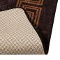 Preview: Teppichläufer MARSA Schwarz 100 x 350 cm Polyester und PVC