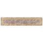 Preview: Teppichl?ufer MARSA Grau und Gold 50 x 250 cm Polyester und PVC