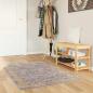 Preview: ARDEBO.de - Teppichläufer MARSA Grau 80 x 100 cm Polyester und PVC