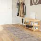 Preview: ARDEBO.de - Teppichläufer MARSA Grau 80 x 400 cm Polyester und PVC