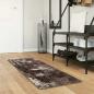Preview: ARDEBO.de - Teppichläufer MARSA Schwarz 50 x 100 cm Polyester und PVC