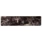 Preview: Teppichläufer MARSA Schwarz 50 x 100 cm Polyester und PVC