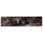 Preview: Teppichläufer MARSA Schwarz 80 x 450 cm Polyester und PVC