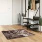 Preview: ARDEBO.de - Teppichläufer MARSA Schwarz 100 x 100 cm Polyester und PVC