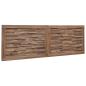 Preview: Bettkopfteil Natur Massivholz Teak