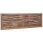 Preview: Bettkopfteil Natur Massivholz Teak