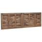 Preview: Bettkopfteil Natur Massivholz Teak