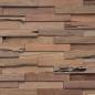 Preview: Bettkopfteil Natur Massivholz Teak