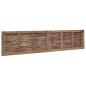 Preview: Bettkopfteil Natur Massivholz Teak