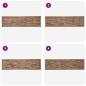 Preview: Bettkopfteil Natur Massivholz Teak