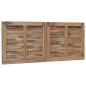 Preview: Bettkopfteil Natur Massivholz Teak
