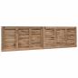 Preview: Bettkopfteil Natur Massivholz Teak