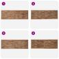 Preview: Bettkopfteil Natur Massivholz Teak