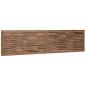 Preview: Bettkopfteil Natur Massivholz Teak