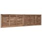 Preview: Bettkopfteil Natur Massivholz Teak