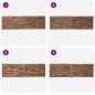Preview: Bettkopfteil Natur Massivholz Teak