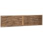 Preview: Bettkopfteil Natur Massivholz Teak