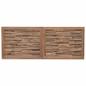 Preview: Bettkopfteil Natur Massivholz Teak
