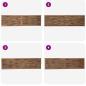 Preview: Bettkopfteil Natur Massivholz Teak