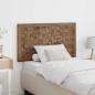 Preview: ARDEBO.de - Bettkopfteil Natur Massivholz Teak