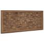 Preview: Bettkopfteil Natur Massivholz Teak
