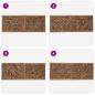 Preview: Bettkopfteil Natur Massivholz Teak