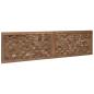 Preview: Bettkopfteil Natur Massivholz Teak