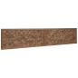 Preview: Bettkopfteil Natur Massivholz Teak