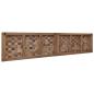 Preview: Bettkopfteil Natur Massivholz Teak