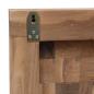 Preview: Bettkopfteil Natur Massivholz Teak